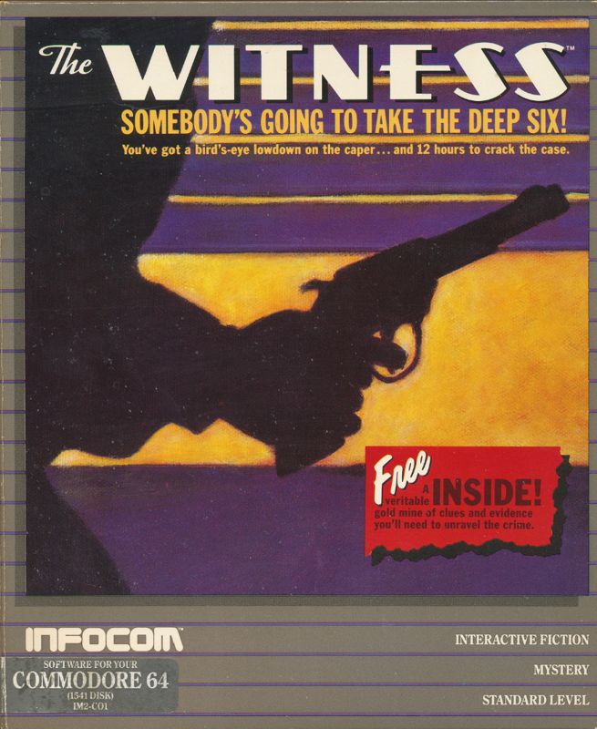 The Witness box art for Commodore 64